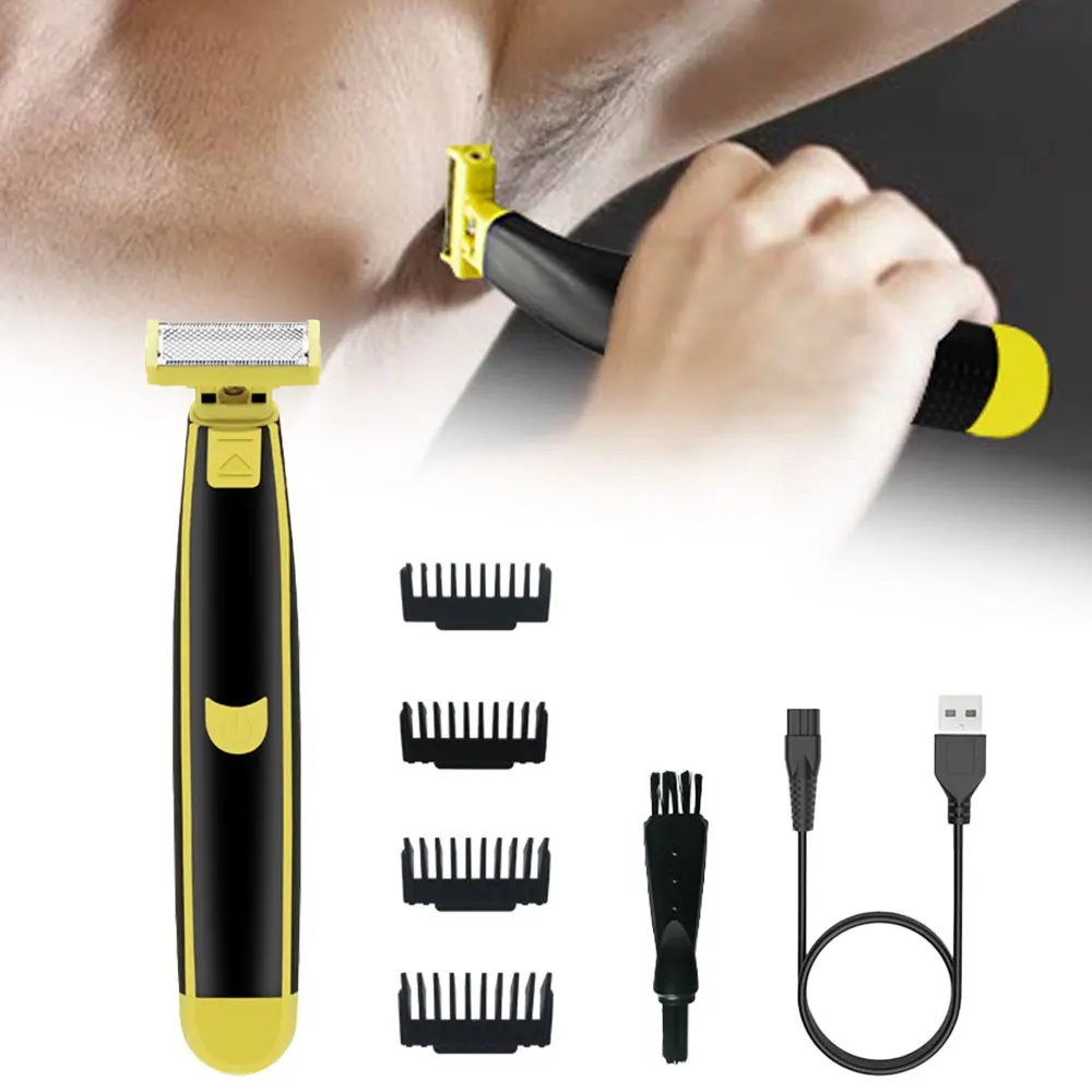 Electric Shaver Full Body Washed Wet and Dry Shaver Men's Rotary Shaver