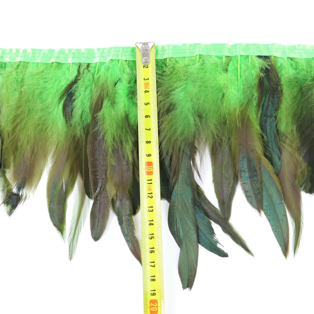 1 metri Piume di Piume di Fagiano Trim Piume di Gallo di Pizzo Rosso per Artigianato Plume Decorazione Decorazione di Piume Piume per I Vesti  15