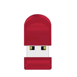 Compact Waterproof USB Flash Drive - High - Capacity Memory Stick - 128 GB (Red)