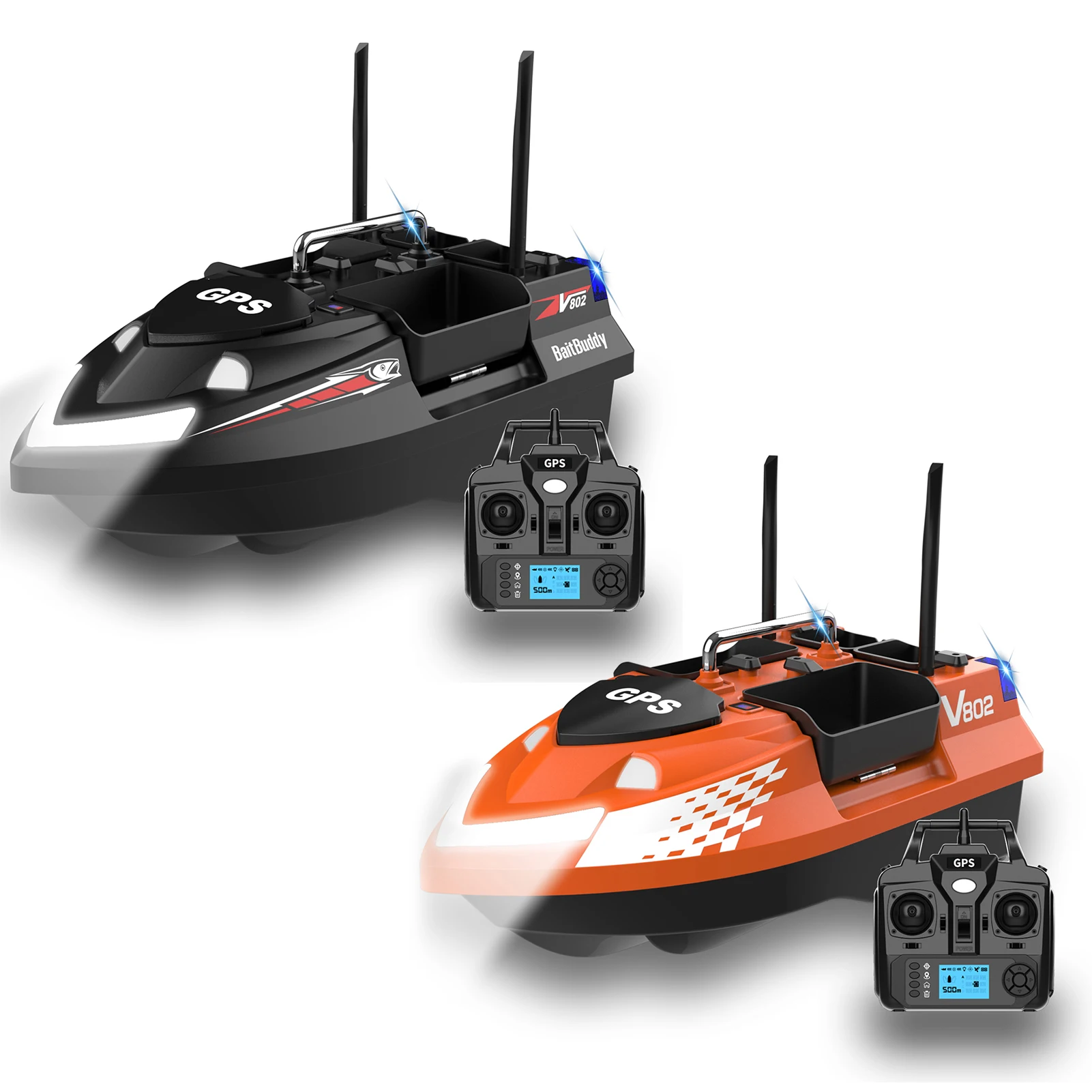 Kit bateau fourragère 500 m RC appâts à poisson bateau appât bateau