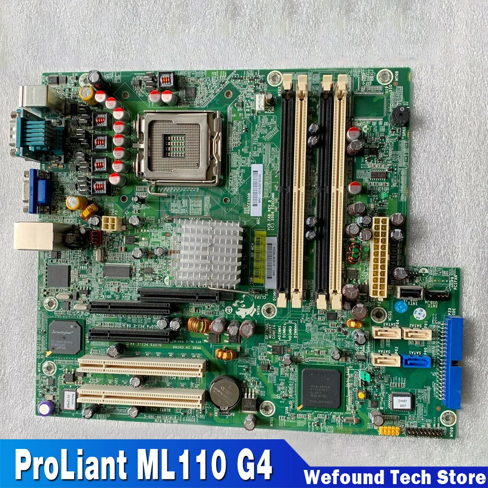 Scheda Madre Del Server Per Hp Proliant Ml110 G4 Completamente Testata 419028-001 416120-001