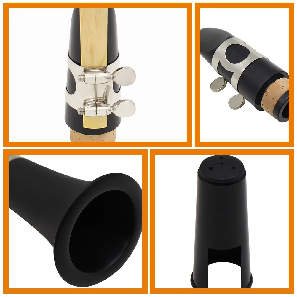 Mini Clarinet Keyless Clarinet Beginner Adult Practice Musical Instruments Woodwind Beginner