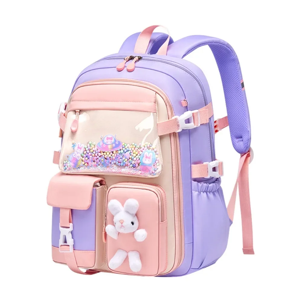 Candy Color Oxford Backpacks Children Fashion Cute Primary Schoolbag Kids Casual Lightweight Waterproof Large Capacity Backpack