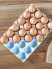 2pcs 24 Grid Egg Storage Box Refrigerator Crisper Storage Container Stackable Plastic Egg Tray Holder Kitchen Food Organizer 5