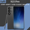 Global Vision S25 Pro Smartphone Android 12 8GB RAM 512GB ROM 6.8 Inch Phone 1920x1080HD 24MP+48MP 4G 5G Network Mobile Phones