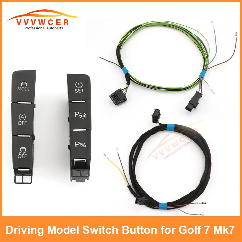 Per Vw Golf 7 Mk7 Esp Modalità Off Driving Pattern Ops Assistenza Al Parcheggio Tpms Pulsante Interruttore Di Monitoraggio Della Pressione Dei Pneumat