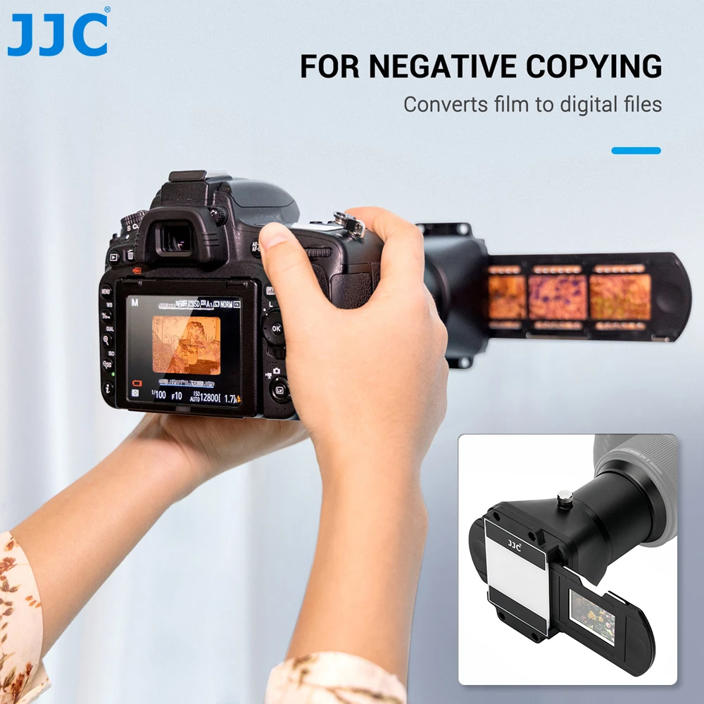 JJC 35mm Film Digitizing Adapter & LED Light Set Negative Scanner