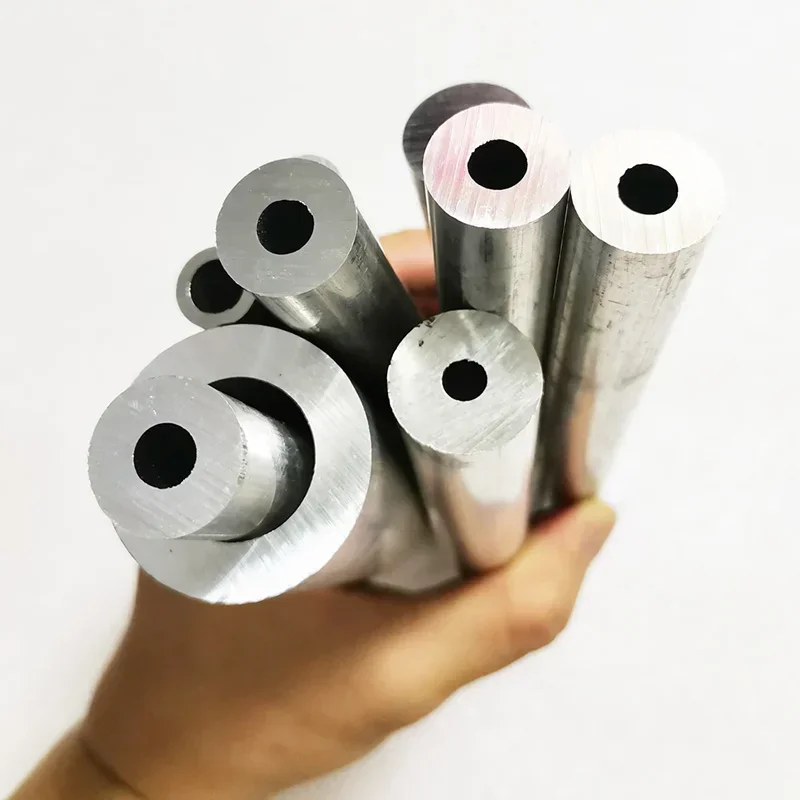 1Pc 길이 100-500mm 6063 알루미늄 합금 튜브 OD 41mm 42mm 43mm 44mm 45mm 45.5mm 46mm 48mm 50mm 중공 원형 알루미늄 파이프