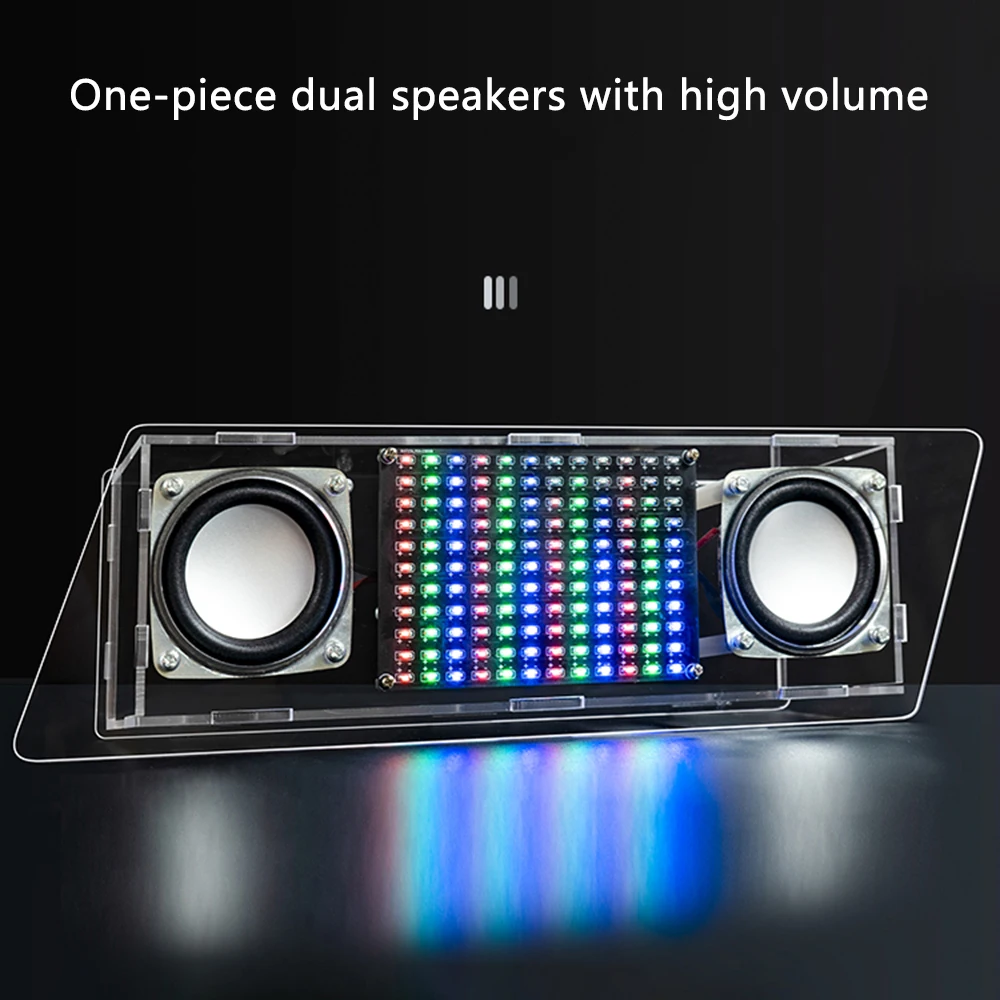 LED music spectrum rhythm light Bluetooth speaker DIY electronic kit LED Spectrum Electronic Soldering Project Electronic Kit 6