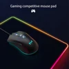 RGB Mouse Pad Keyboard Cover Desk-mat Large Gaming Mouse Pad Multi-size Colorful LED Computer Gamer Mousepad Waterproof Desk Mat 5
