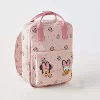 Disney cartoon Minnie Kids Backpack Mini plush Schoolbag Girls and Boys Cute lady Shoulder Bag gift 2