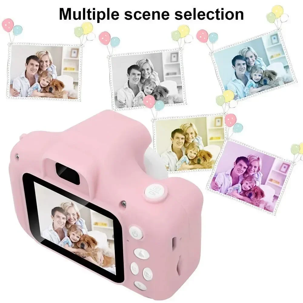 Mini Digital Camera Kids Digital Camera Toy Girl Boy 1080p Hd Screen Outdoor Toy Birthday Gift Cartoon Mini Camera Photography Video Convenience
