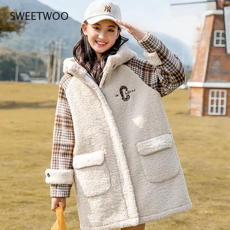 Winter Warm Fur Long Coats Women Loose Casual Elegant Wool Coats Solid Lady Jacket Korean Fashion Long Sleeves Overwear New 2022