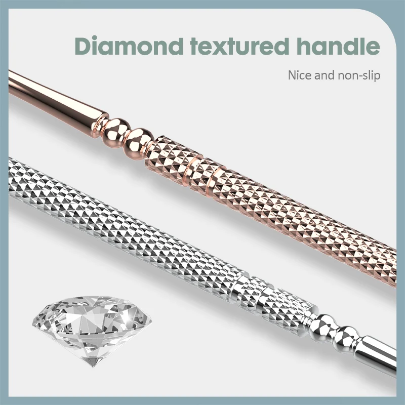 KK 360° Spiral Massage Ear Pick Ear Wax Removal Tool Stainless Steel Ear Spoon Flexible Design Ear Canal Cleaner Ear Care Tool 6