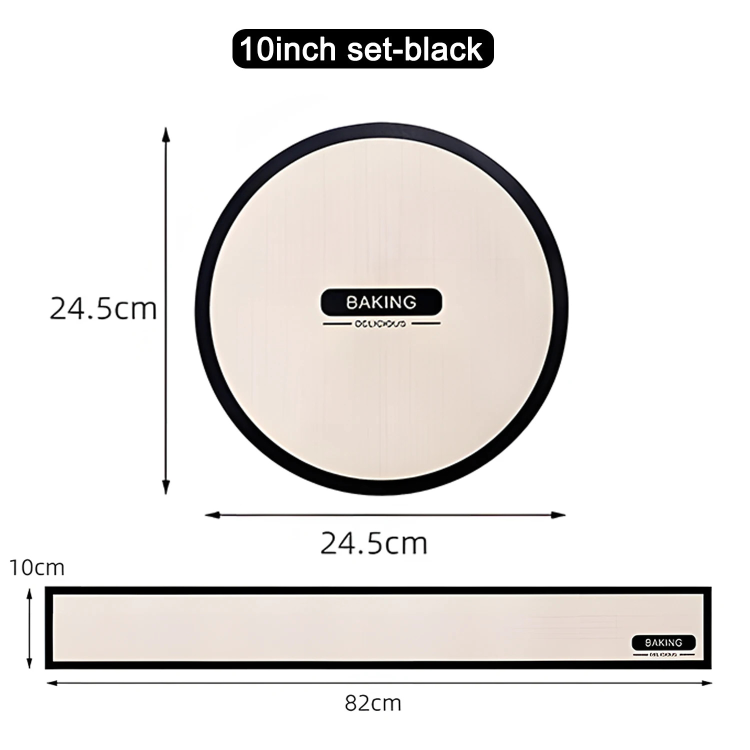 Nonstick Silicone Baking Mat for Cake Pans - Easy Clean Liners for Cheesecake Baking
