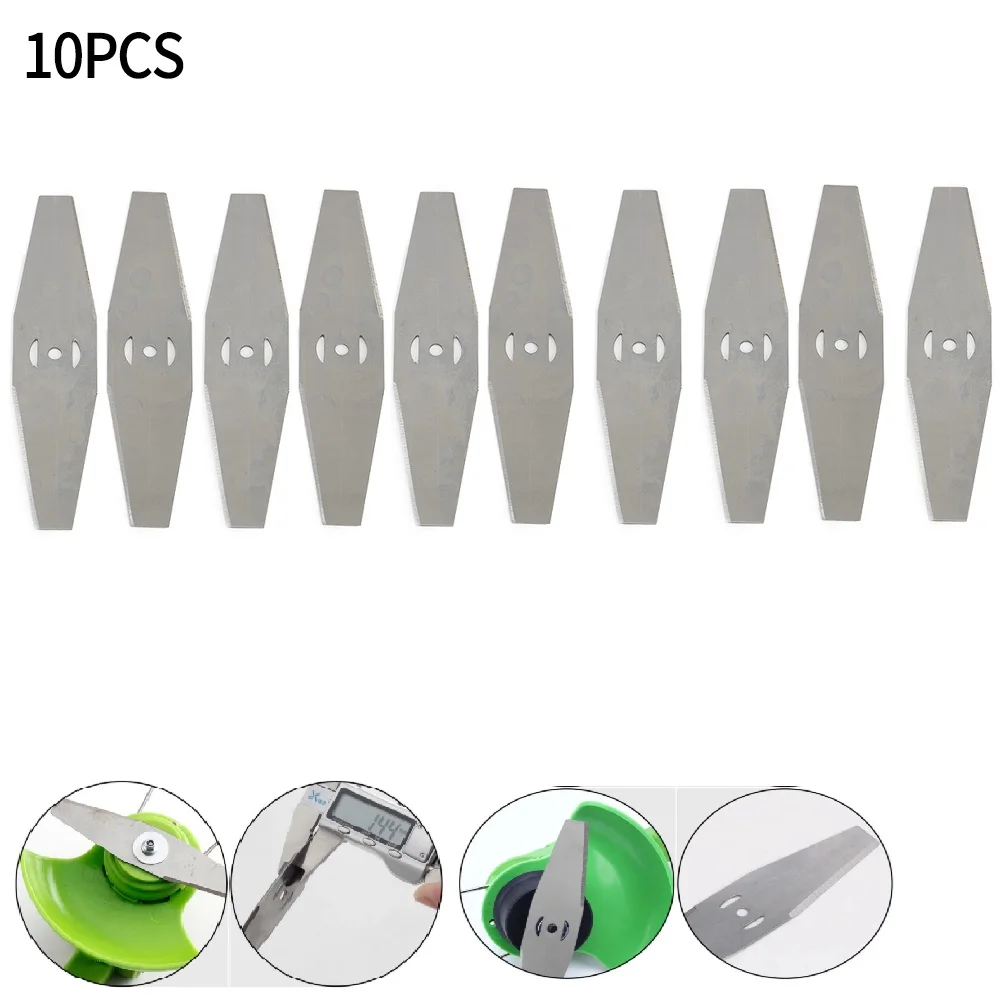 10PCS  Lawn Mower Saw Blade Grass String Trimmer Head Replacement Blades Garden Tools Mower Fittings Accessories