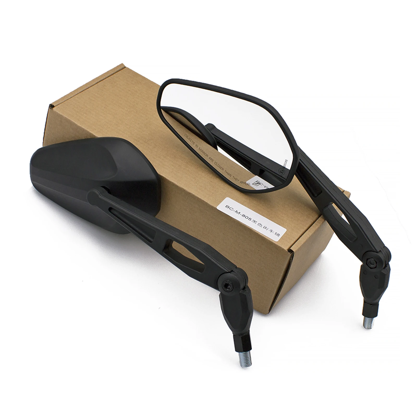 Motorcycle Mirrors Unique Rearview Sports Accessory for Honda Kawasaki Scooter E-Bike