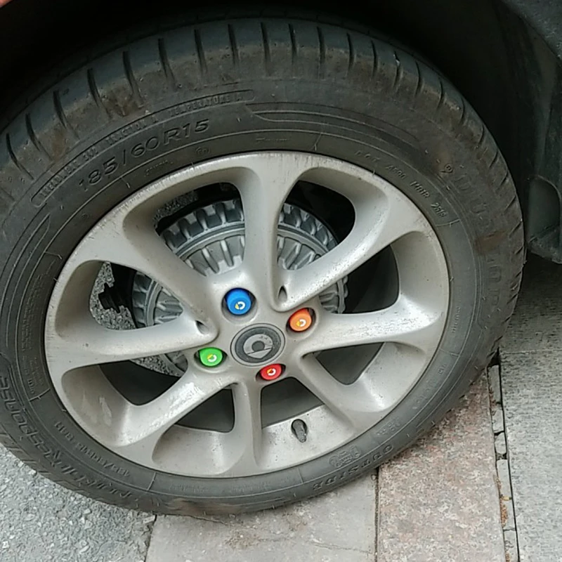Capuchon de Valve de pneu de roue, Badge de voiture, pour Smart Fortwo 453  451, accessoires de décoration automobile