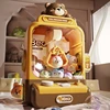 Automatic Doll Machine Toy for Kids Mini Cartoon Press Operated Play Game Claw Crane Machines with Light Music Children Toy Gift 1