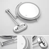 8 inch Wall Mounted Makeup Mirror Chrome 3X-10X Magnifying 3 color LED light Double Side Bathroom Smart Shaving Cosmetic Mirrors 5