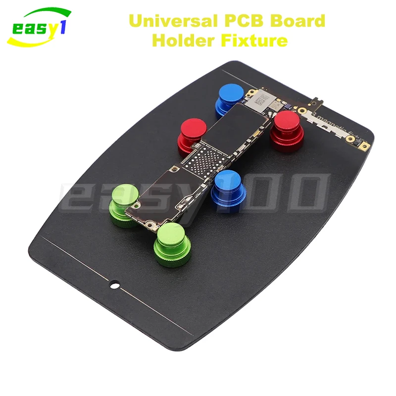 범용 PCB 보드 홀더 고정 장치 납땜 플랫폼 6pcs 자기 핀 그루브 회로 기판 납땜 용 고정 클램프