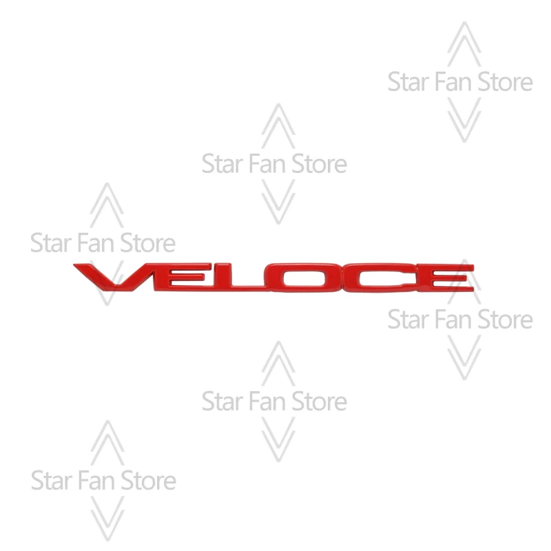 Premium Metal VELOCE TI 3D Car Emblem Decal Sticker