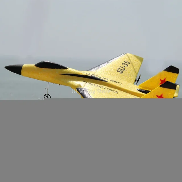 SU-35 RC Remote Control Airplane 2.4G Remote Control Fighter Hobby Plane Glider Airplane EPP Foam Toy RC Plane chargeable Batter 5