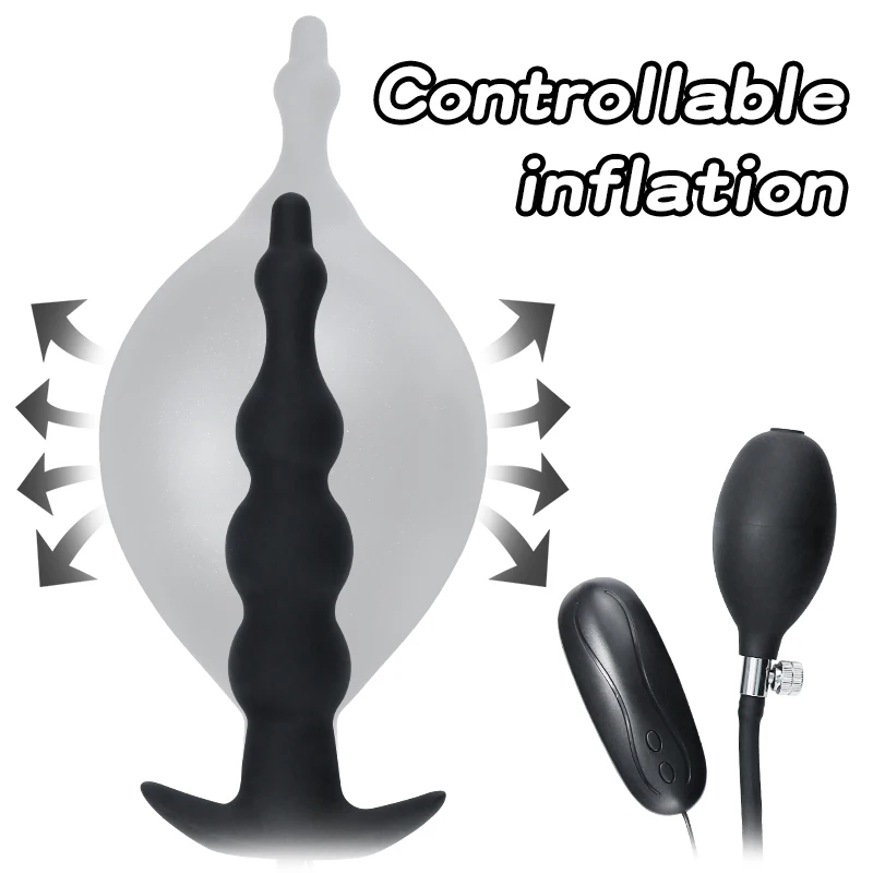 Iatable Anal Plug Vibratore Butt Plug Massaggiatore in silicone Masturbar Buttplug Articoli del sesso per uomo/donna_voghion.com