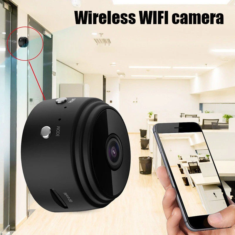 

Беспроводная мини-камера видеонаблюдения A9, Wi-Fi, 1080P