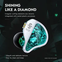 CCZ Harmony BC01 pro Hybrid Driver HIFI earphones Excellent Zinc alloy cover Customized High-End BA Wired Earbuds 2