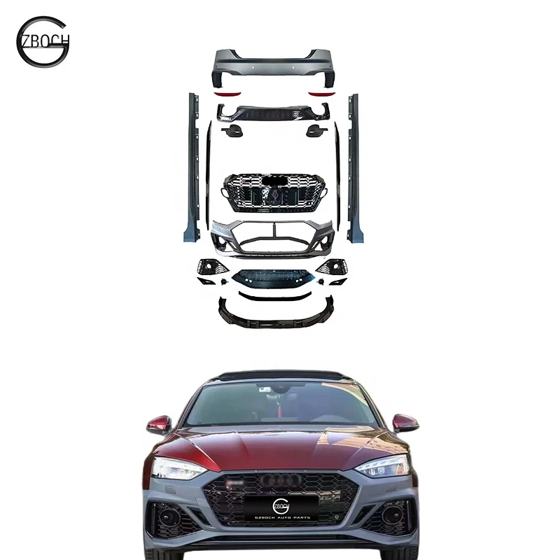 Kit Carrozzeria Ricambi Auto Per Audi A5 S5 A Rs5 Paraurti Auto Gonna Laterale Diffusore Rs5 Bodykit