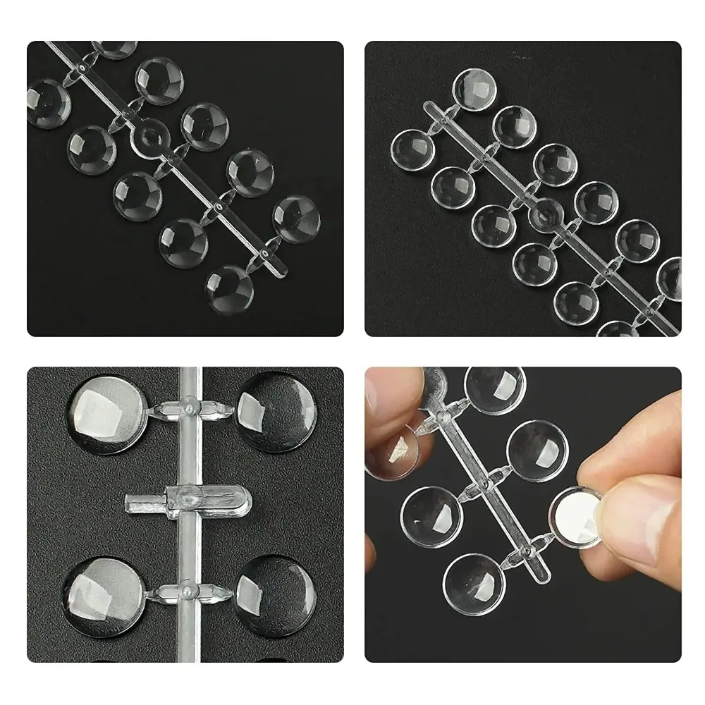 120pcs Nail Polish Display Table With Stickers Polka Dot Color Card Nail Display Board Pea Bean Swatch Salon Showing Shelf