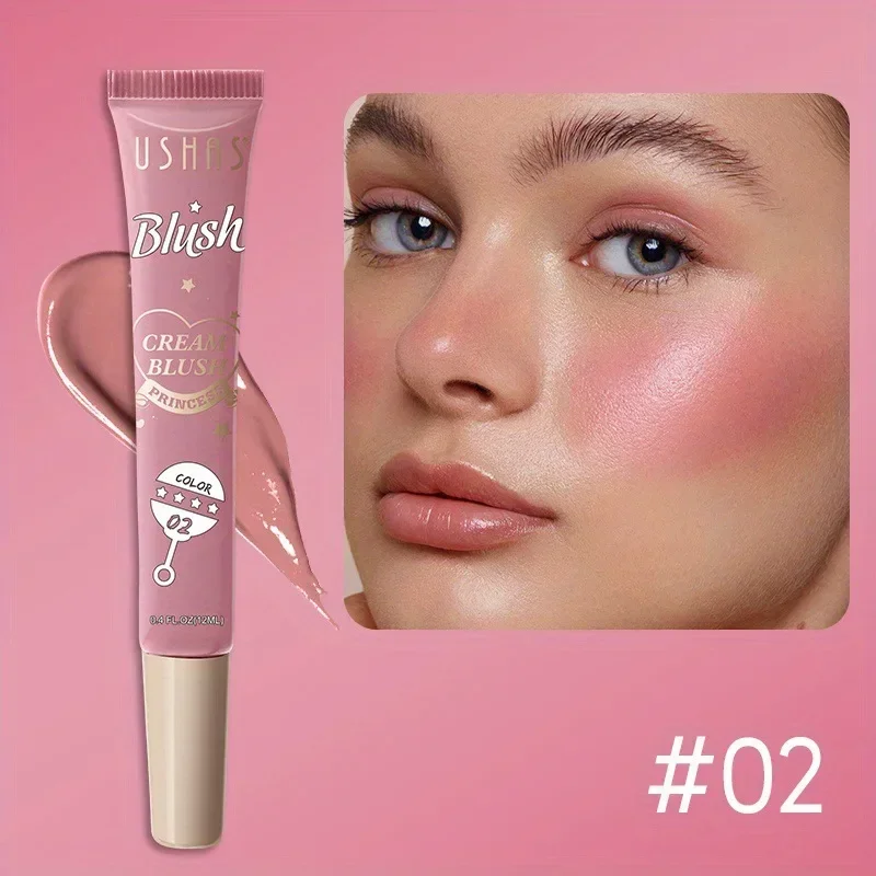 Radiant Glow Waterproof Liquid Blush Stick with Natural Contouring Finish