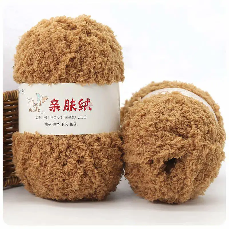 Luxurious Soft Chenille Yarn for DIY Knitting and Crochet Projects