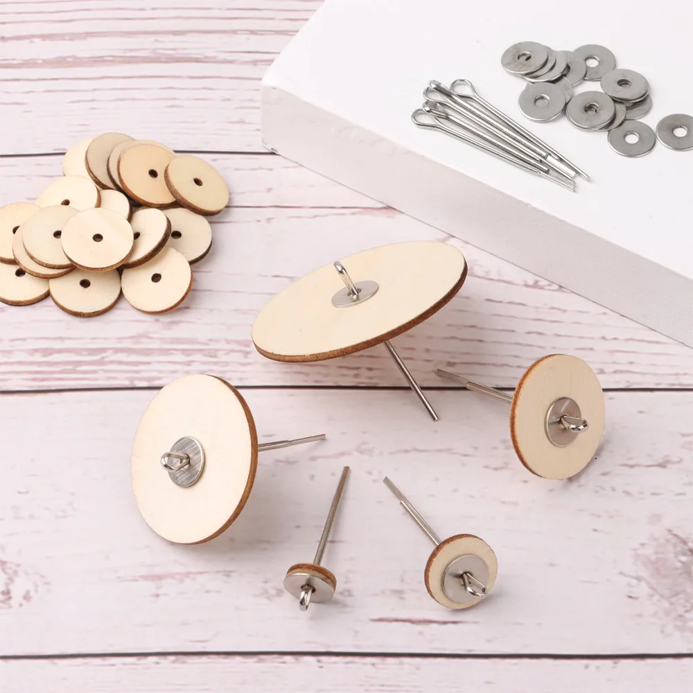 10 Sets Wood Joints Connectors For Handmade Teddy Bear Craft Children Kids Toy DIY Scrapbooking Manual Handicraft Accessory 3