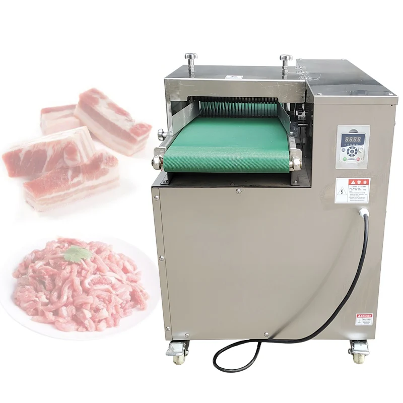 

110V 220V Commercial Shredder For Pork Lamb Beef Slicing Dicing Machine Electric Automatic Fresh Meat Cutting Machine