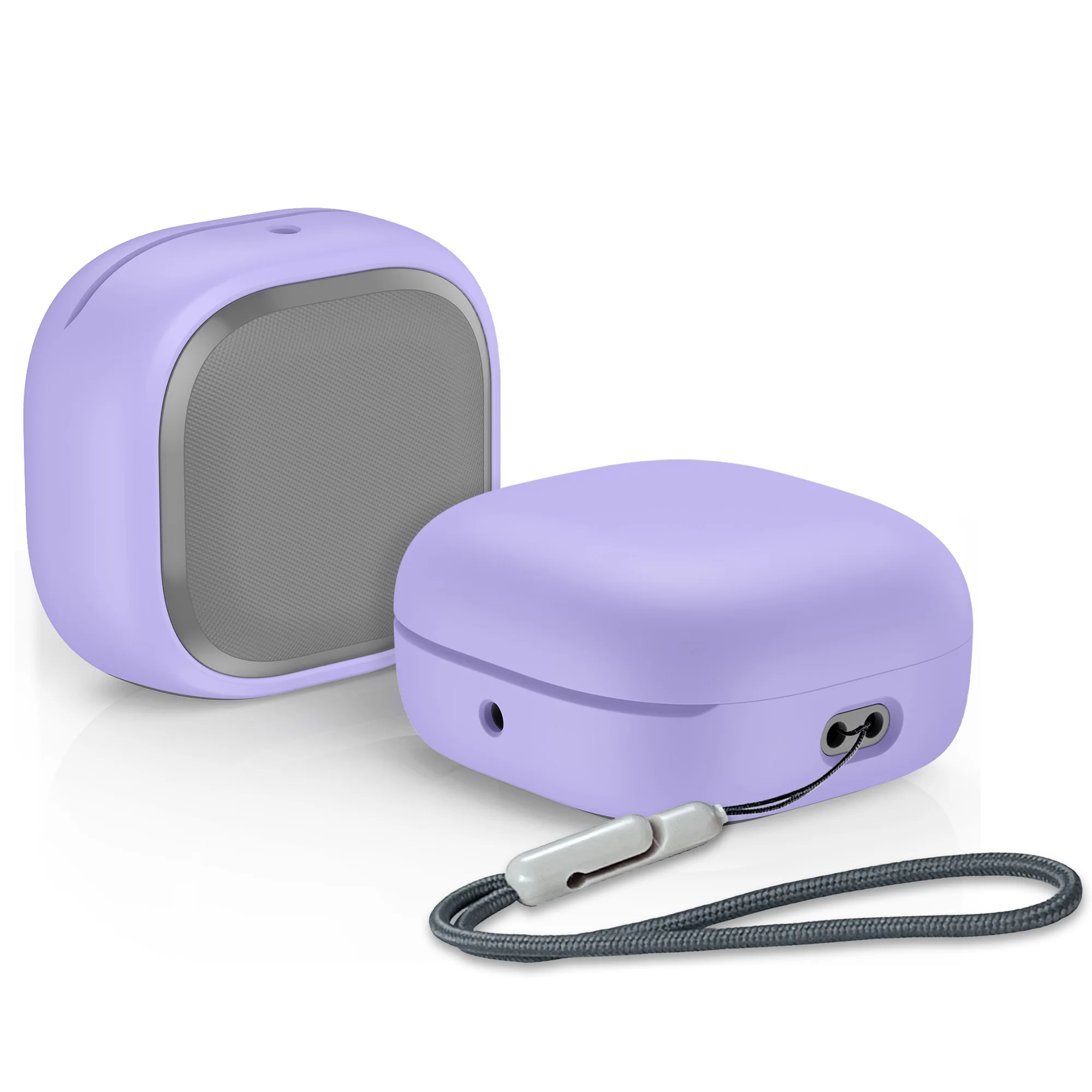 Durable Hard Shell Protective Earbud Case with Lanyard