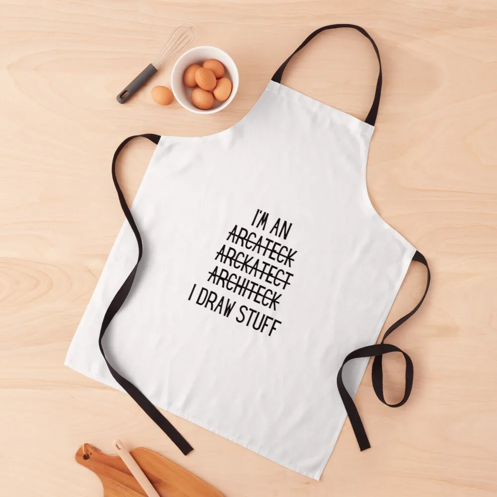 

I am an architect Apron halloween apron Kitchen things