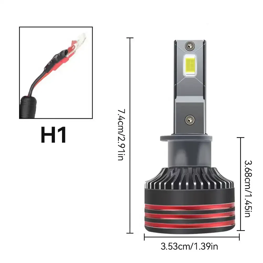 Ultra-Bright LED Headlight Bulbs for Cars - 12000LM 120W White Light High/Low Beam