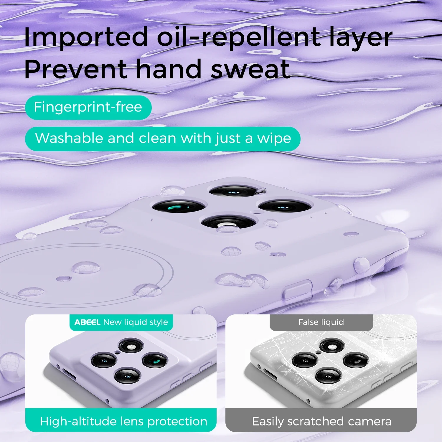 Luxury Liquid Silicone Back Cover Case - Premium Quality and Wireless Charging Support