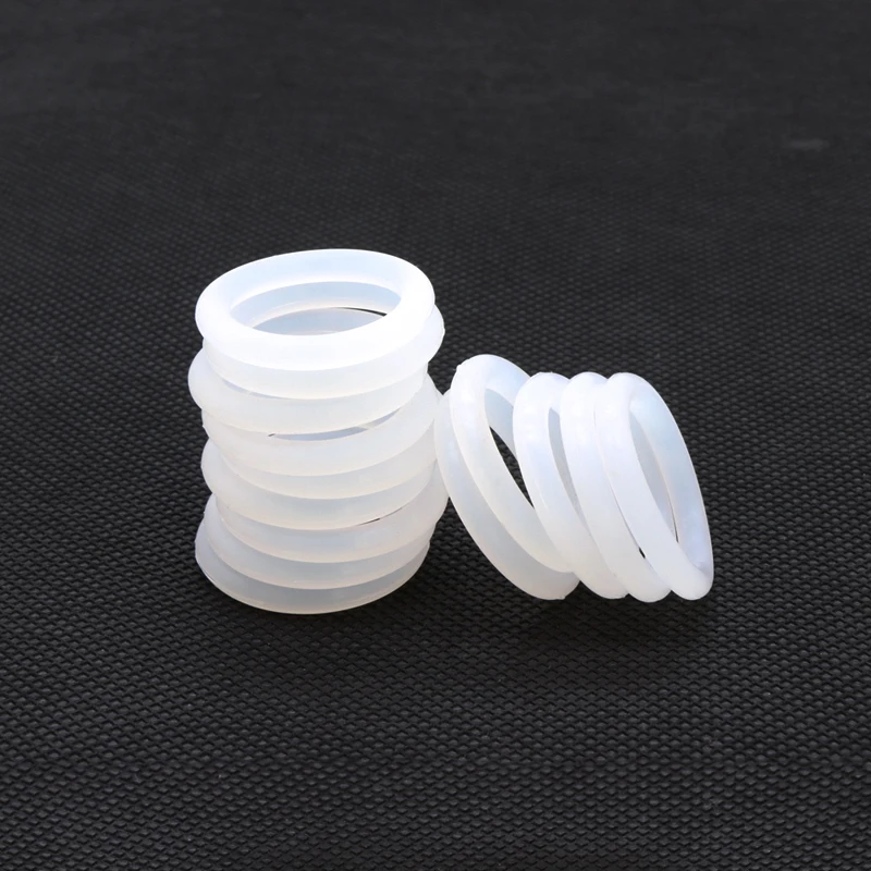 Silicone O Rings Rubber O Rings Keycap O Rings 10Pcs CS 4mm OD 12 ~ 100mm