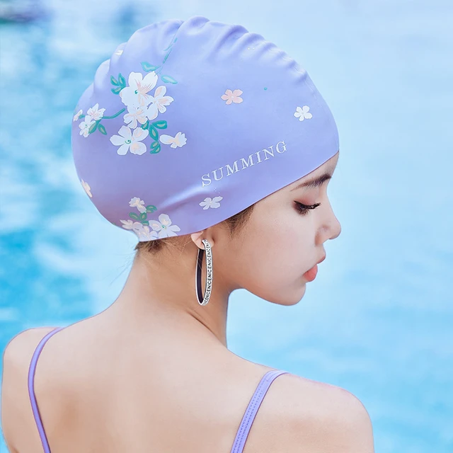 Waterproof Swimming Cap Women Large