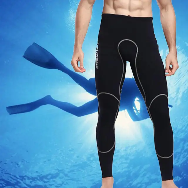 Pantaloni In Neoprene 2mm Uomo - Lunghi Per Nuoto, Surf E Snorkeling - Foto 8