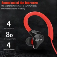 3.5mm Ear Hanging Sport Earphone 1.25m Ear Hook Wired Headphone for iPhone Samsung MP3 Smartphone In-Ear Headsets with Built-in - Image 3
