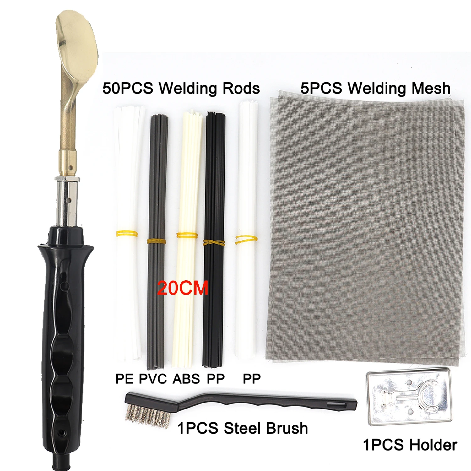 220v/110v portable plastic welding machine welding repair tool soldering iron welding rod welding mesh for car bumper repair 5