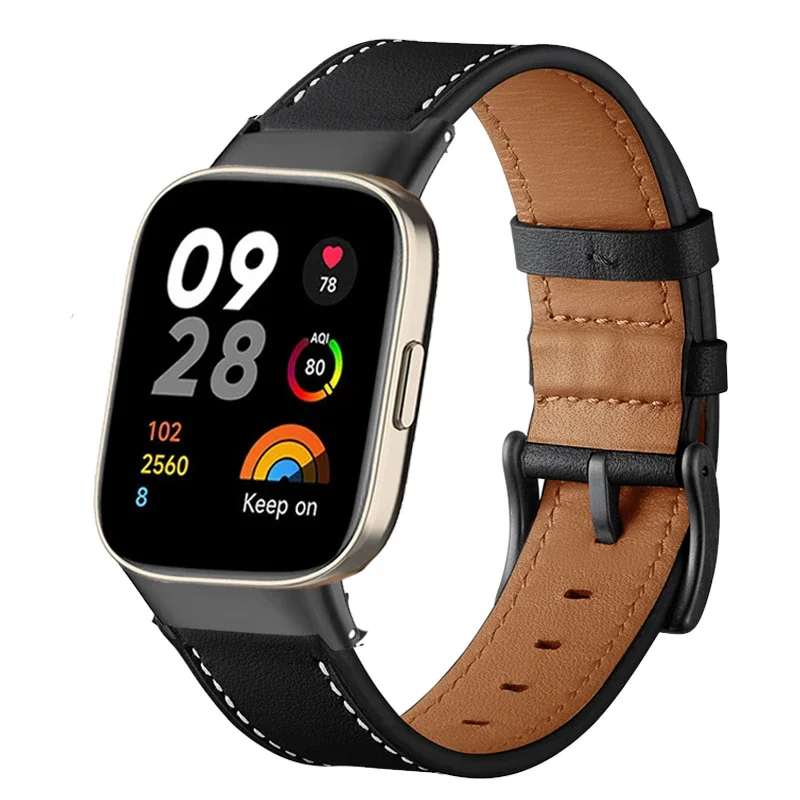 Premium Leather Watchband Strap Bracelet - Replacement Wristband