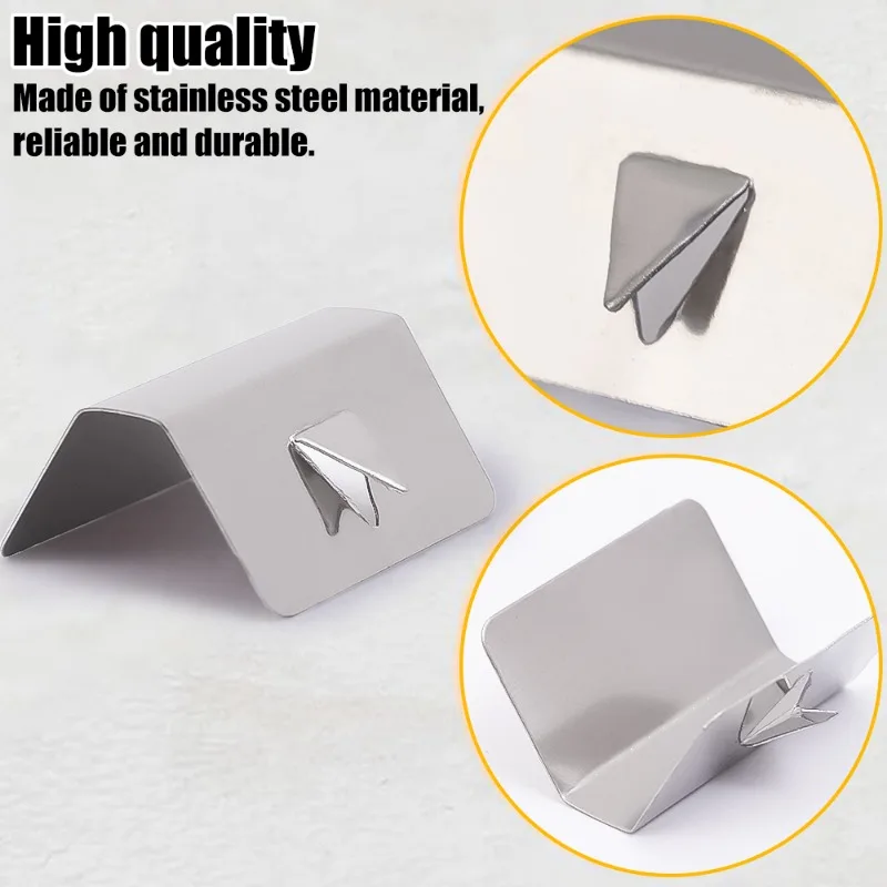 6 Clips De Retenue Métal Pour Déflecteur De Pluie Et Vent Heko G3 - Compatible Universel