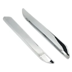Car Front Bumper Anti - Scratch Chrome Silver Protector Strip Replacement (Silver)
