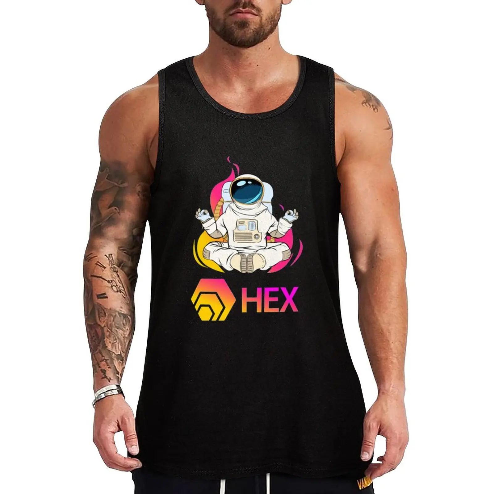 

New Cryptocurrency Tank Top T-shirt male sleeveless vests Men's clothes luxury style
