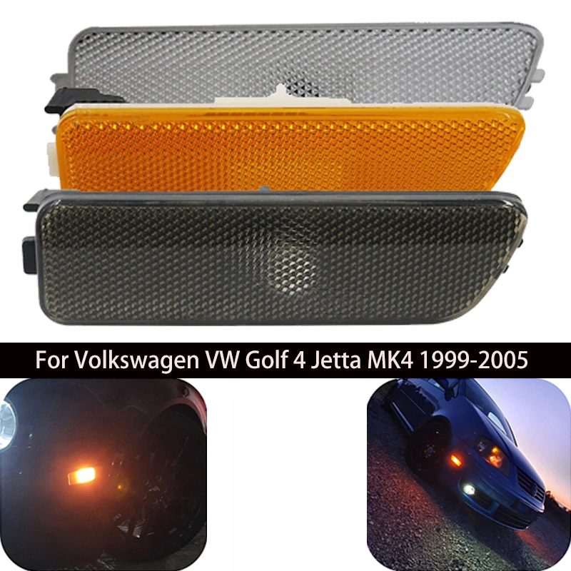 Left Right Car Front Side Marker Lights Turn Signal Lamp Indicators For